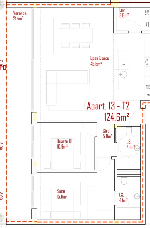 Apartamento T2 para Venda em Lodares