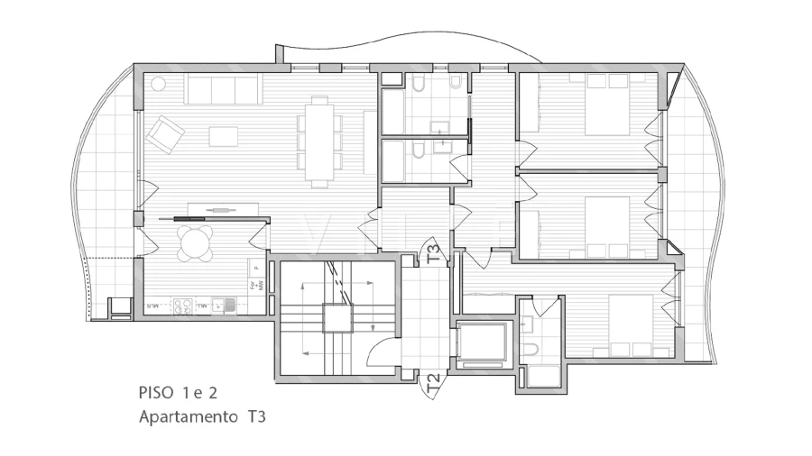 Apartamento T3 para Venda em Gafanha da Encarnação Foto 32