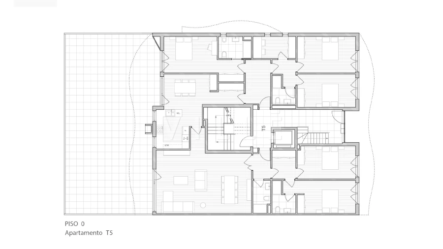 Apartamento T5 para Venda em Gafanha da Encarnação Planta 1
