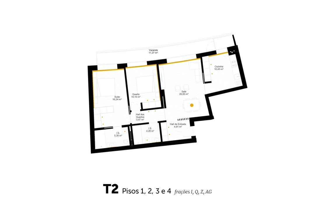 Apartamento T2 para Venda em Esgueira Foto 16