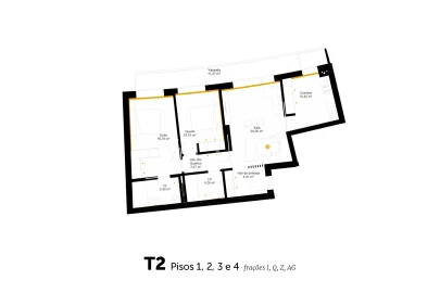 Apartamento T2 para Venda em Esgueira