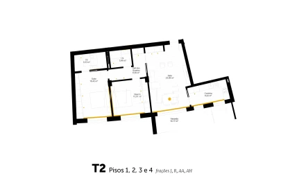 Apartamento T2 para Venda em Esgueira