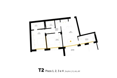 Apartamento T2 para Venda em Esgueira