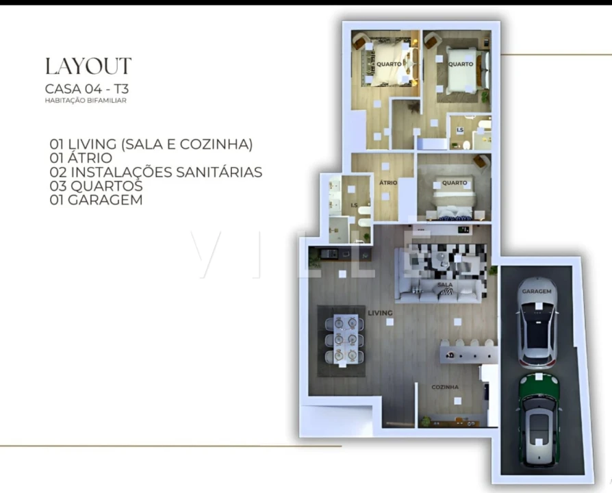Moradia T3 para Venda em Cacia Foto 16