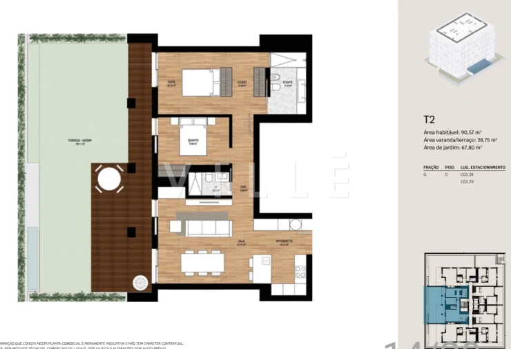 Apartamento T2 para Venda em Glória e Vera Cruz Foto 4