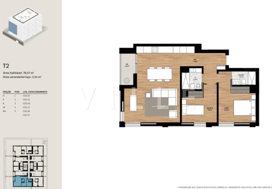 Apartamento T2 para Venda em Glória e Vera Cruz Foto 27