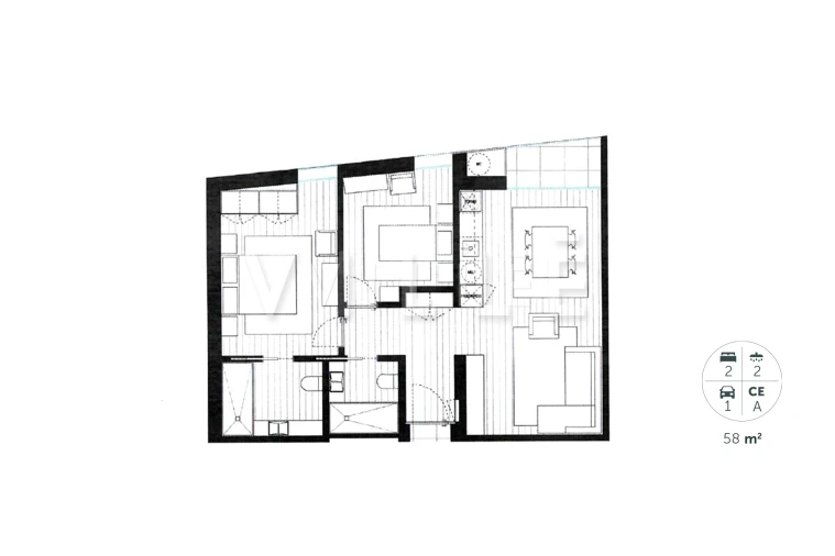 Apartamento T2 para Venda em Santa Joana Foto 20