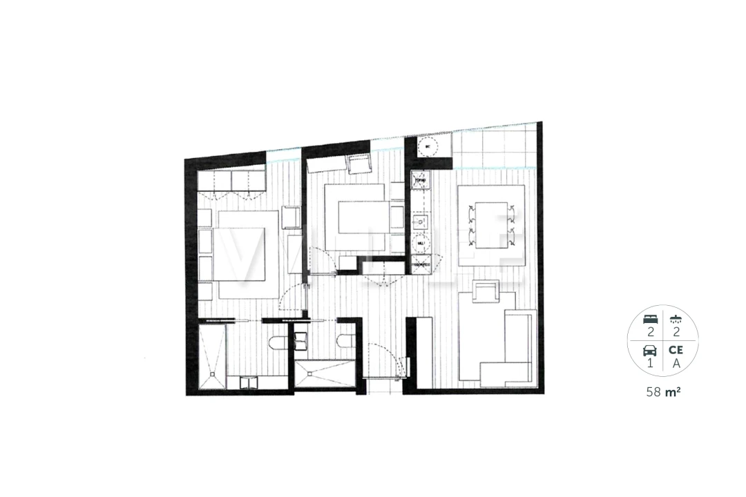 Apartamento T2 para Venda em Santa Joana Foto 20