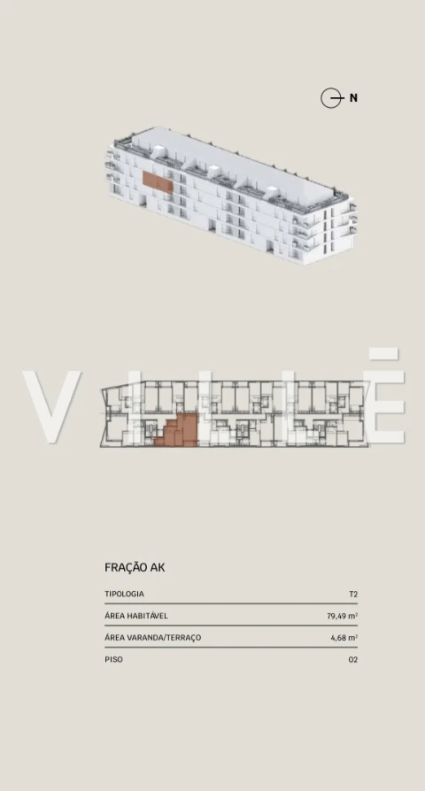 Apartamento T2 para Venda em Glória e Vera Cruz