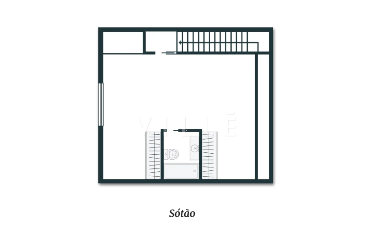 Apartamento T3 para Venda em Glória e Vera Cruz Planta 2