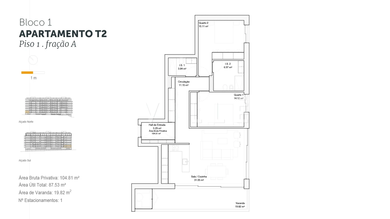 Apartamento T2 para Venda em Glória e Vera Cruz Foto 29