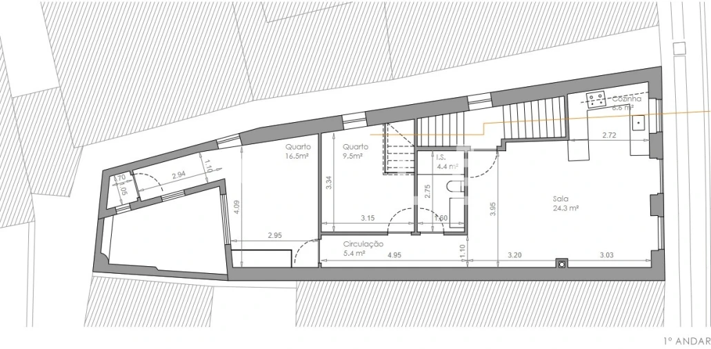 Apartamento T3 para Venda em Ílhavo (São Salvador) Planta 1
