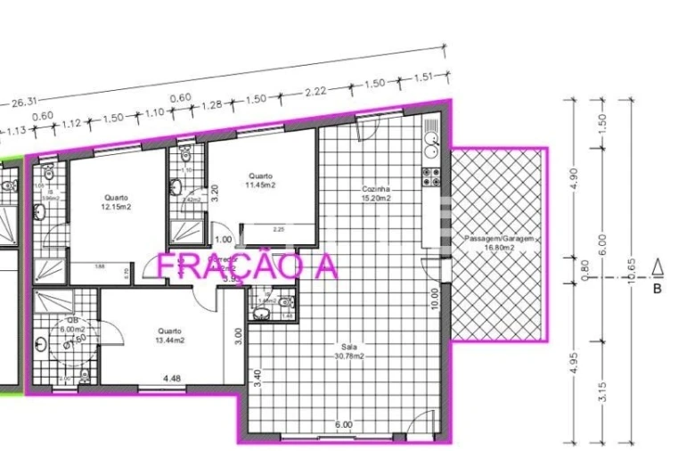 Moradia T3 para Venda em Carapelhos Planta 1