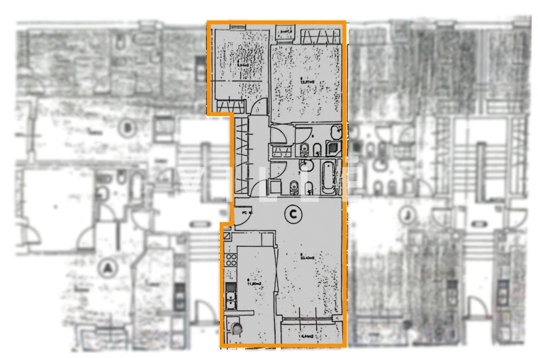 Apartamento T2 para Arrendamento em Gafanha da Boa Hora Planta 1