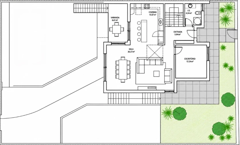 Moradia T4 para Venda em Corroios Planta 2