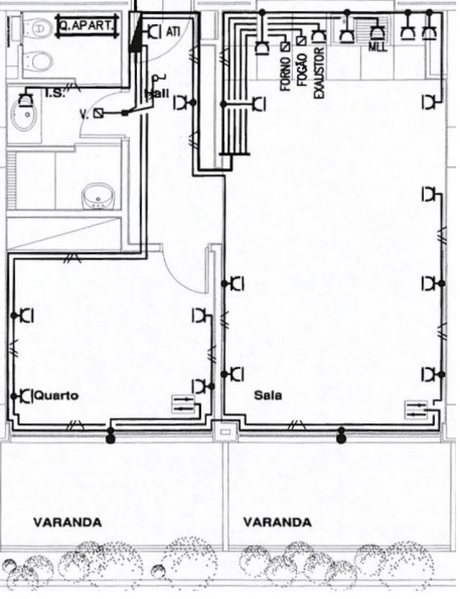 Apartamento T1 para Venda em Quarteira Planta 1