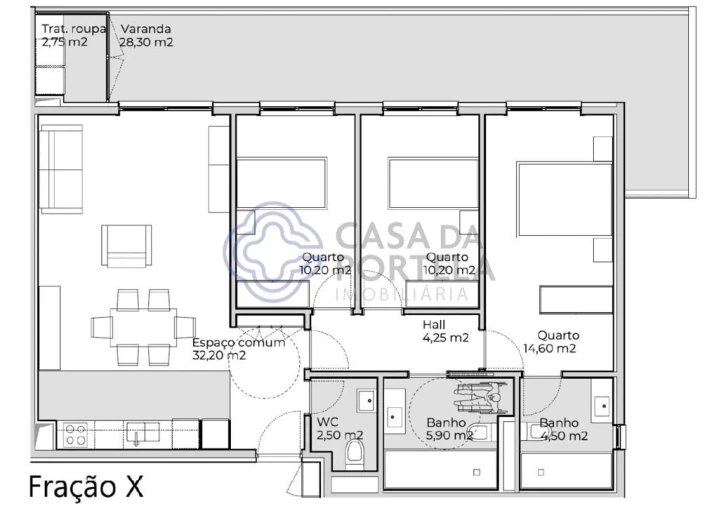 Apartamento T3 para Venda em Valongo Foto 29