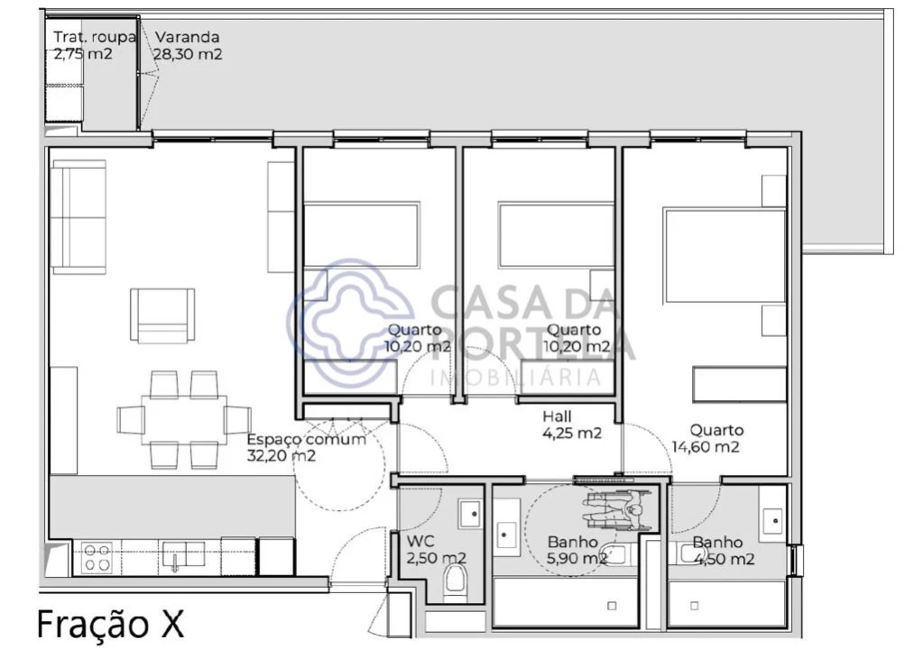 Apartamento T3 para Venda em Valongo Foto 29