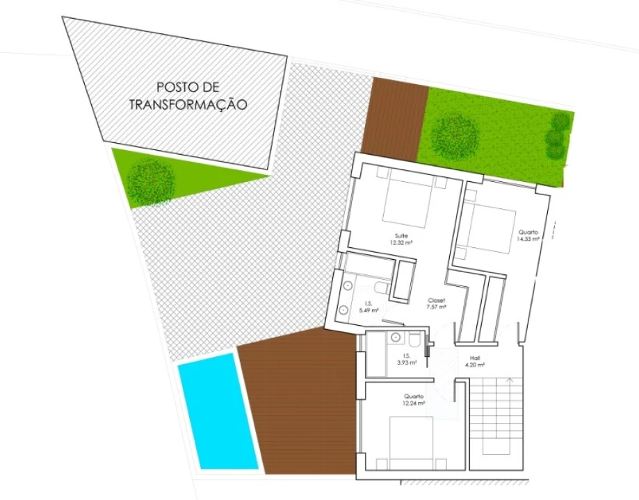 Moradia T4 para Venda em São Domingos de Rana Planta 2