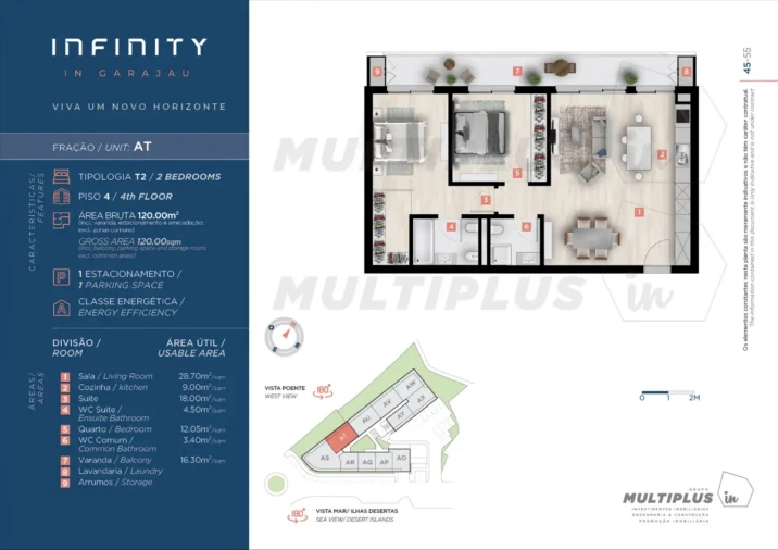 Apartamento T2 para Venda em Caniço Foto 24