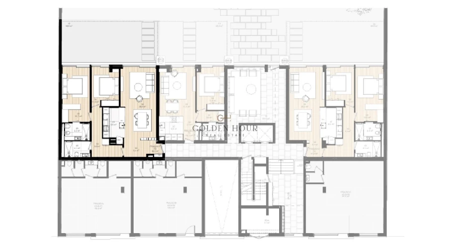 Apartamento T2 para Venda em Matosinhos e Leça da Palmeira Planta 2
