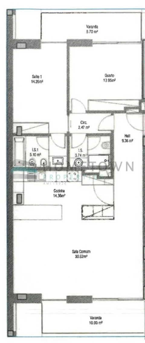 Apartamento T2 para Venda em Quarteira