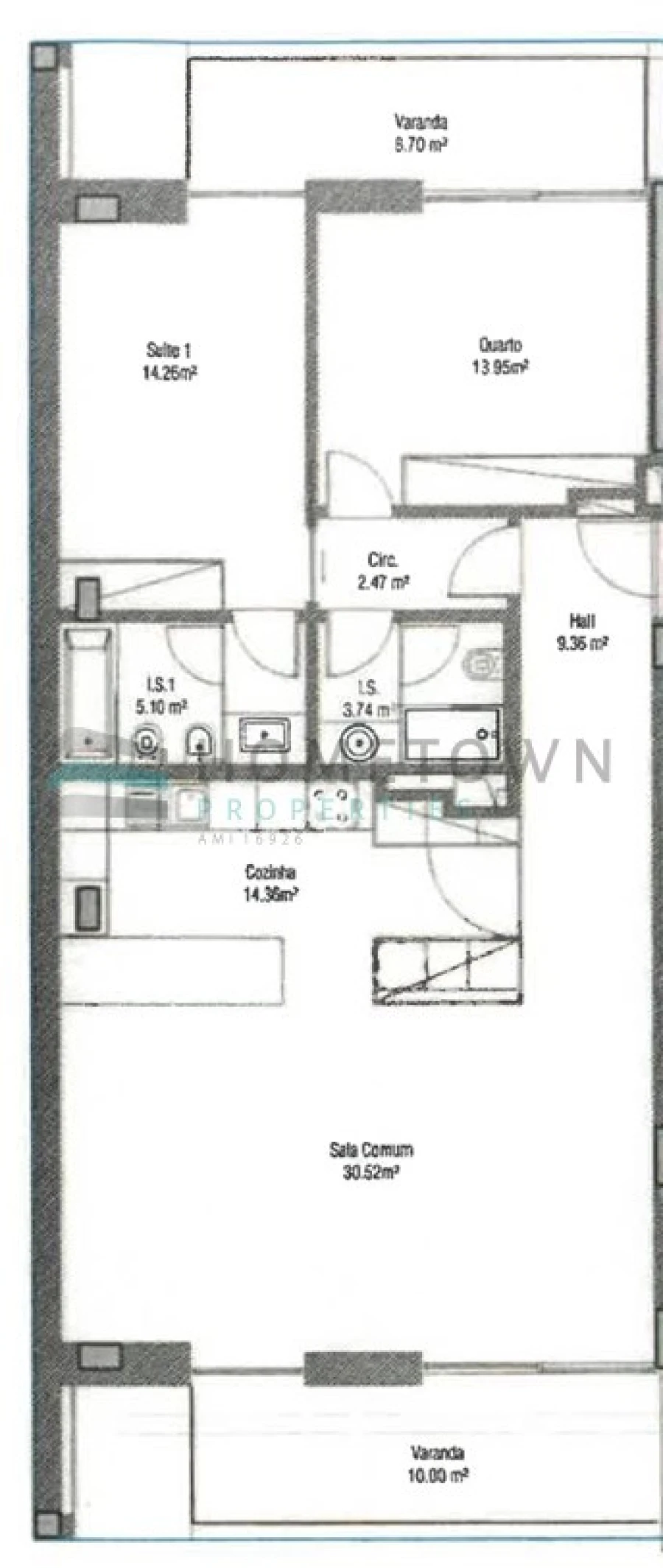 Apartamento T2 para Venda em Quarteira Foto 43