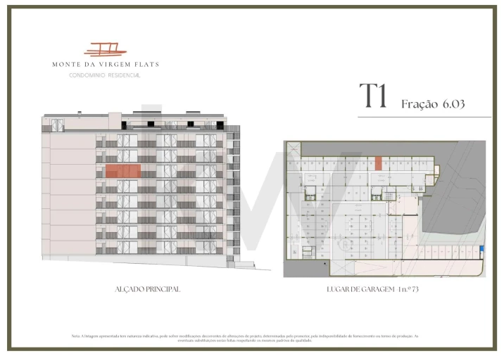 Apartamento T1 para Venda em Vilar de Andorinho Planta 2