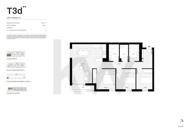 Apartamento T3 para Venda em Rio Tinto