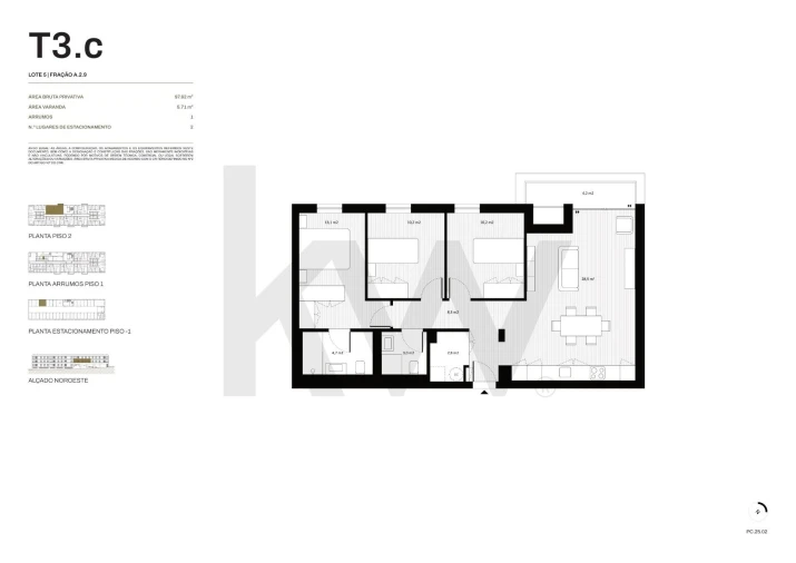 Apartamento T3 para Venda em Rio Tinto Foto 16