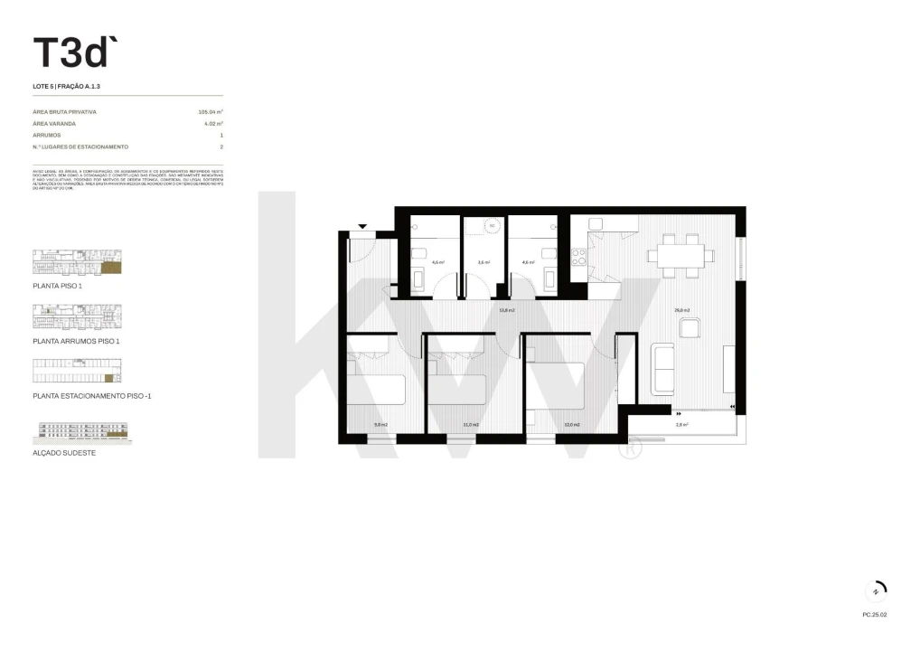 Apartamento T3 para Venda em Rio Tinto Foto 16