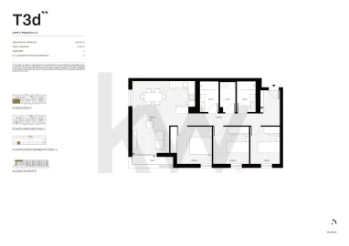 Apartamento T3 para Venda em Rio Tinto