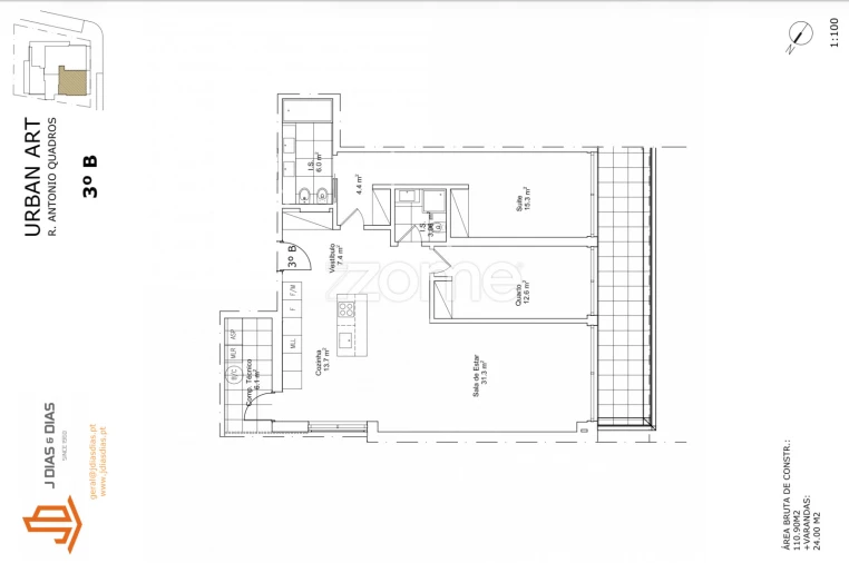 Apartamento T2 para Venda em Cascais e Estoril Foto 5