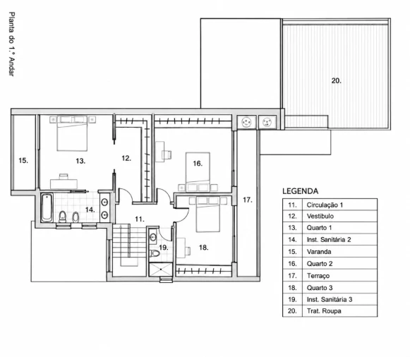 Moradia T4 para Venda em Igreja Nova e Cheleiros Planta 2