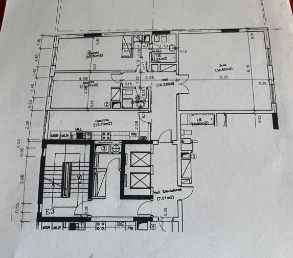 Apartamento T2 para Venda em Avenidas Novas Planta 1
