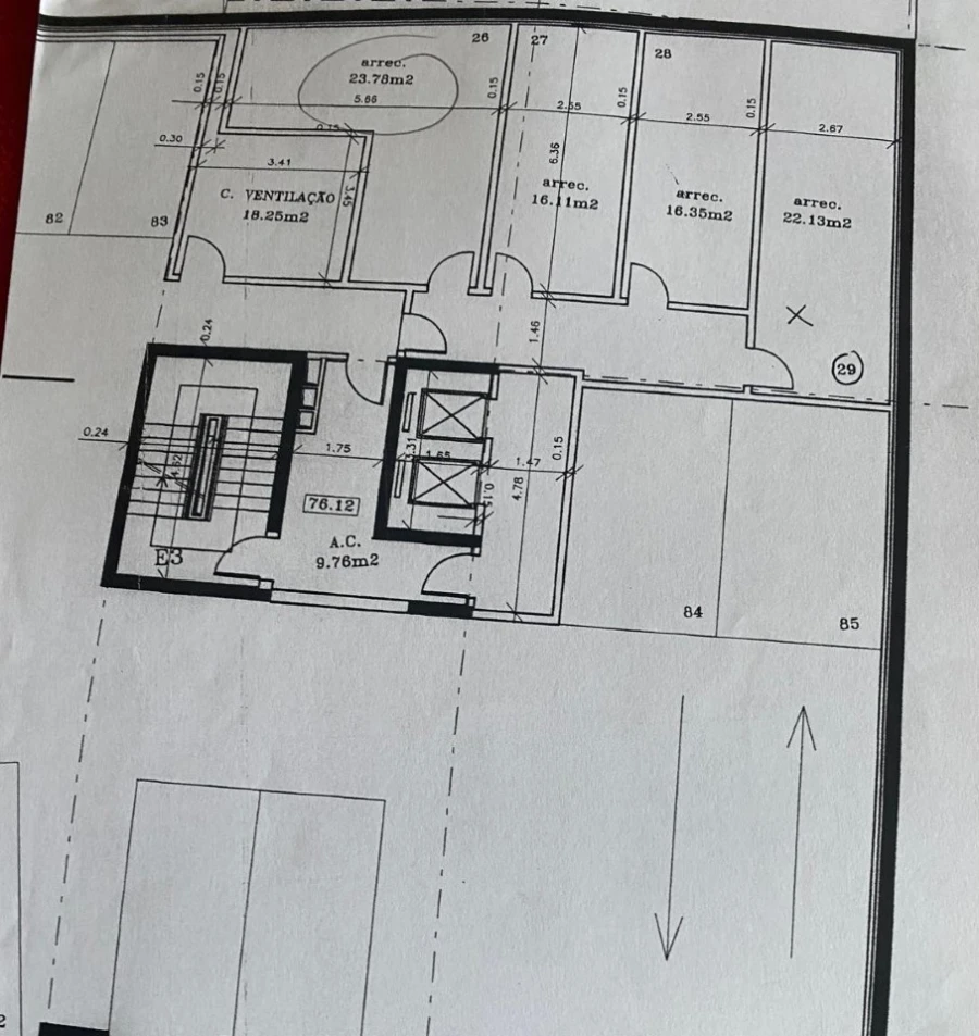 Apartamento T2 para Venda em Avenidas Novas Planta 2