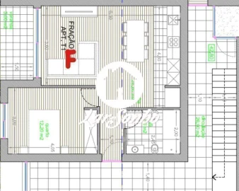 Apartamento T1 para Venda em Manhente