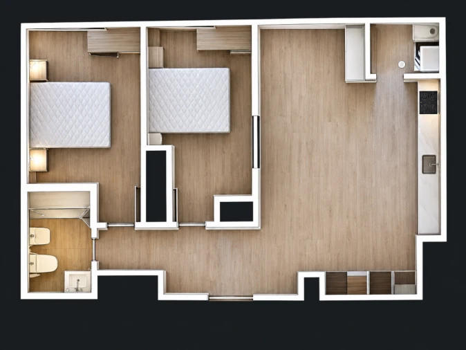 Apartamento T2 para Venda em Paranhos Planta 1