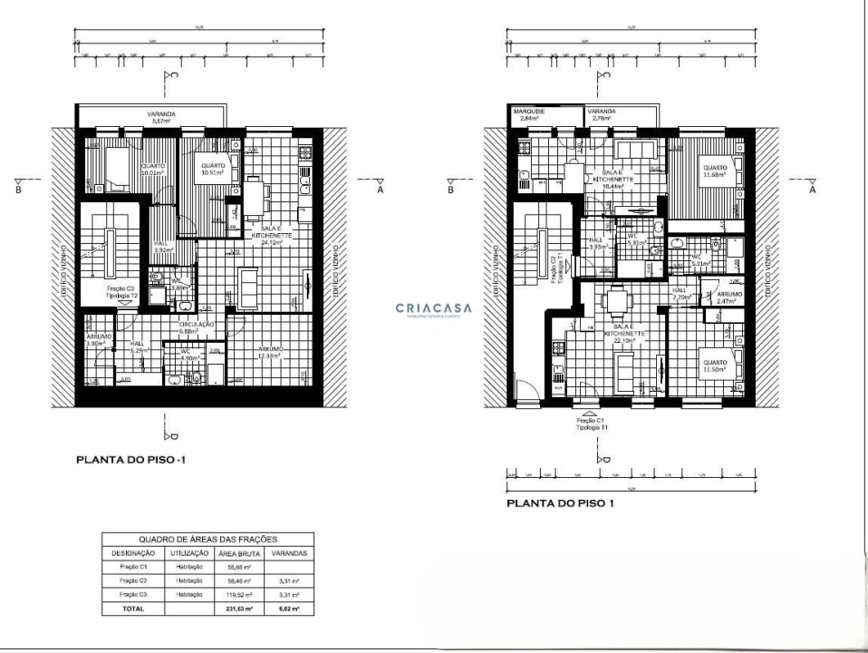 Apartamento T1 para Venda em Viseu Foto 24