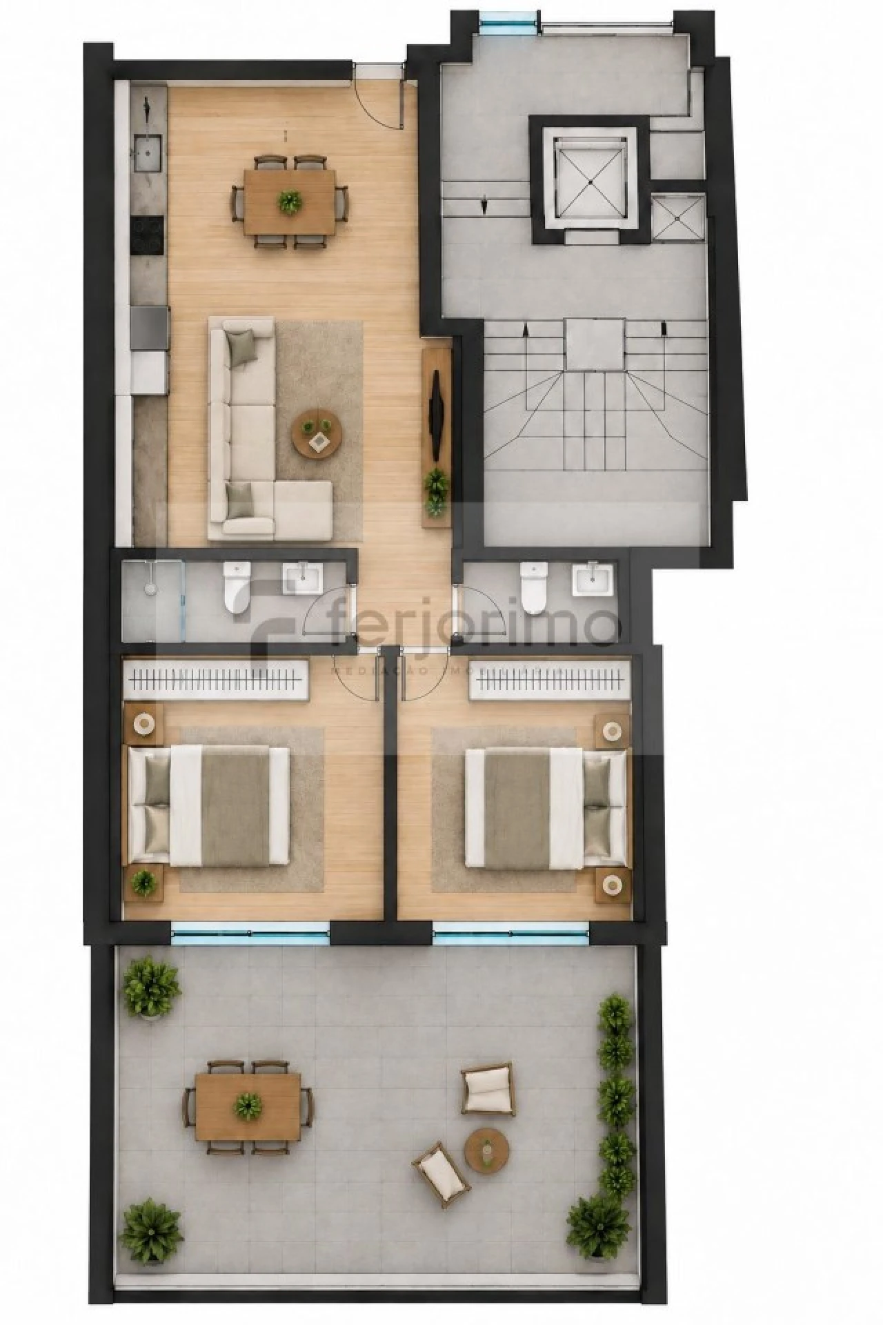 Apartamento T2 para Venda em Creixomil Foto 1