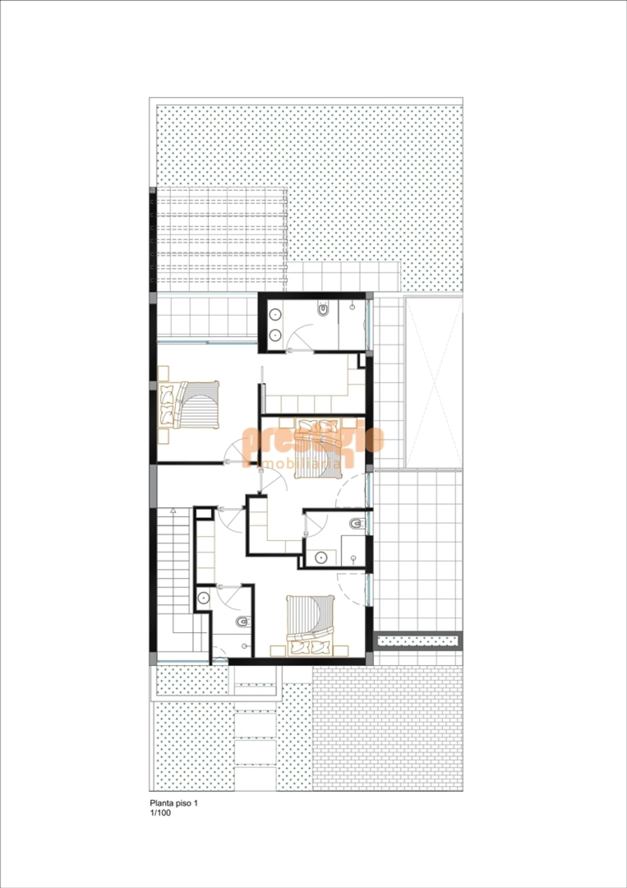 Moradia T3 para Venda em Palmeira Planta 2