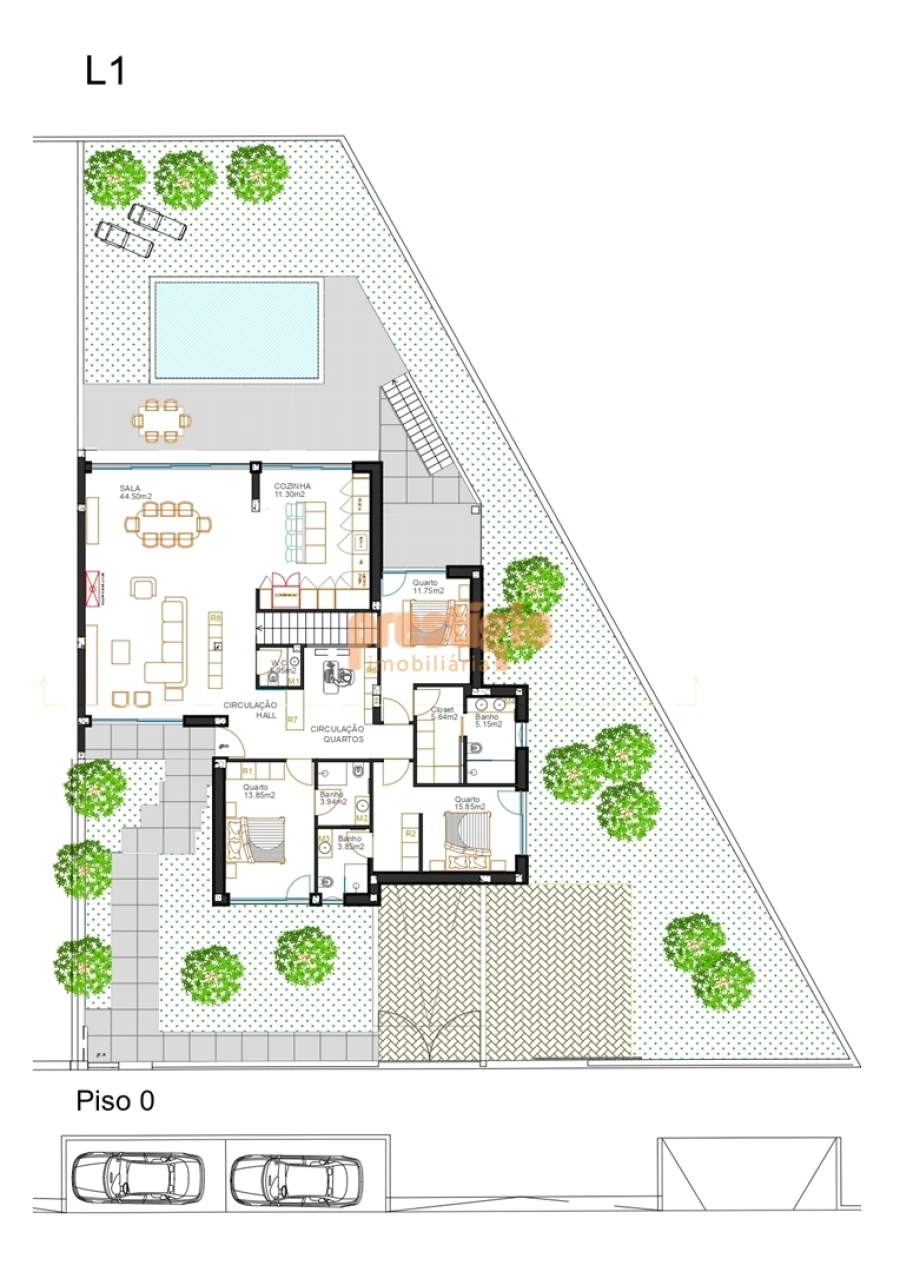 Moradia T3 para Venda em São Vitor (Braga) Planta 1