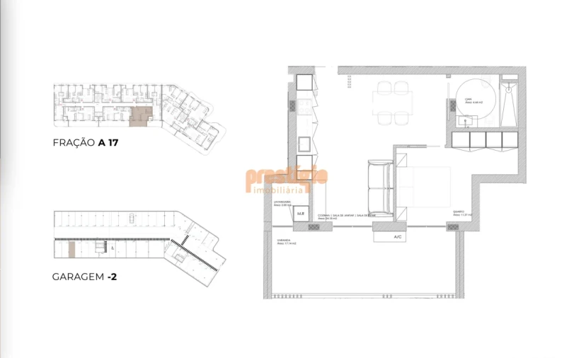 Apartamento T1 para Venda em Oliveira do Douro Planta 1