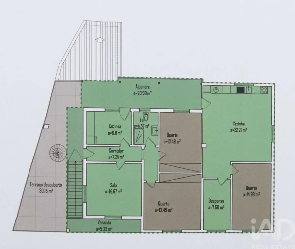 Apartamento T4 para Venda em Ansião Foto 39