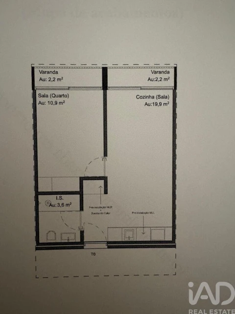 Apartamento T1 para Venda em Vila do Conde