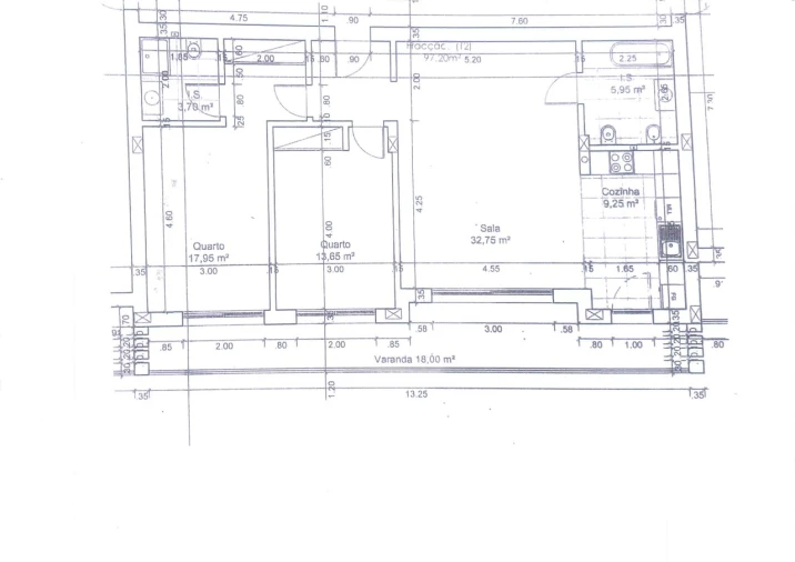 Apartamento T2 para Venda em Foz do Arelho Planta 1