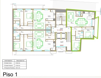 Apartamento T2 para Venda em Viseu