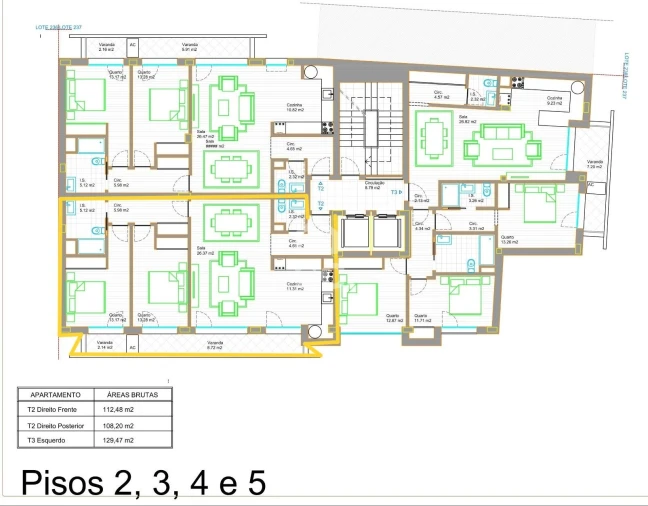 Apartamento T2 para Venda em Viseu Foto 2