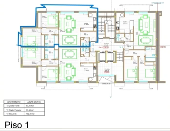 Apartamento T2 para Venda em Viseu