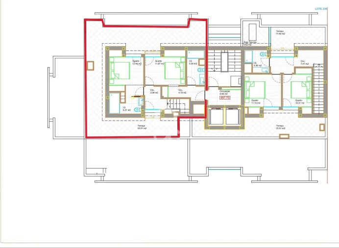 Apartamento T4 para Venda em Viseu Foto 3